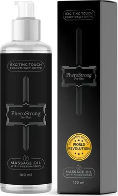 Obrázek produktu pro PheroStrong Pheromone pro Muže Masážní Olej - 100 ml