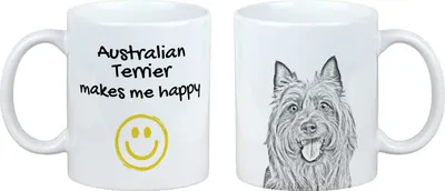 Zdjęcie produktu dla Austrialijski Terrier - Kubek z motywem psa, wesoły kubek dla miłośników psów, spersonalizowany produkt marki Art-Dog