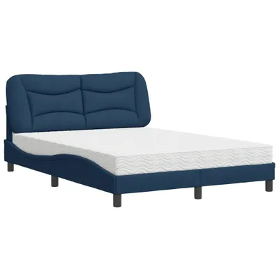 Obrázok produktu pre Posteľ s matracom Hvar modrá 140x190 cm látka