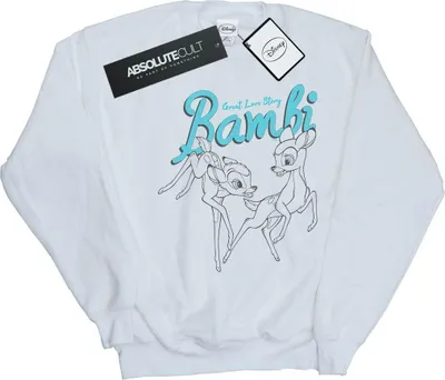 Produktbild von Disney - "Great Love Story" Sweatshirt für Damen BI13090 (S) (Weiß)