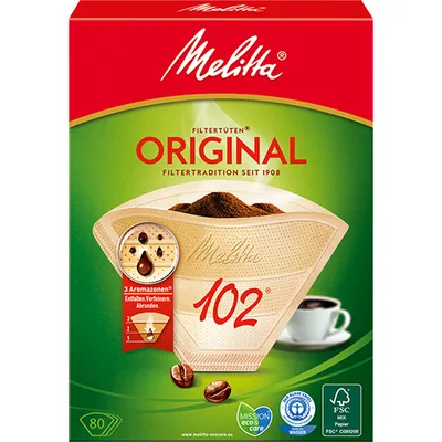 Obrázek produktu pro Aromatický filtr Melitta "102", přírodní hnědý