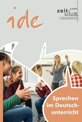 Produktbild von Sprechen im Deutschunterricht