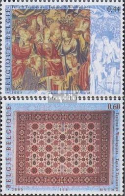 Produktbild von Briefmarken Belgien 2005 Mi 3461-3462 (kompl.Ausg.) postfrisch Teppiche und Wandgewebe