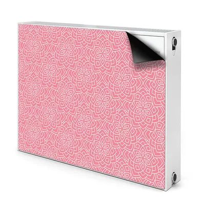 Produktbild von Magnet Heizkörper-Abdeckung Verkleidung Abdeckung Heizkörperabdeckung 110x60 cm  - Blumenmuster