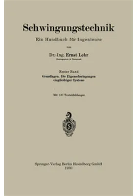 Immagine prodotto di Schwingungstechnik. Ein Handbuch für Ingenieure