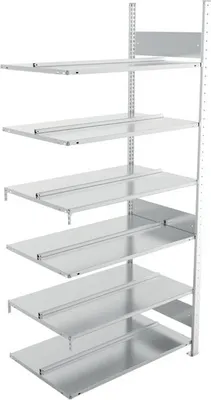 Produktbild von Anbauregal, 2.200 x 1.000 x 600 mm 6 Böden, Feldlast: 1.220 kg,