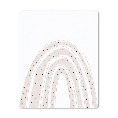 Produktbild von MuchoWow® Mauspad Mousepad Regenbogen - Tupfen - Pastell 30x40 cm - Mousepads - Maus Mat - Pad - Mausunterlage - Mausmatten