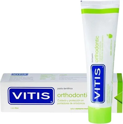 Produktbild von VITIS Orthodontische Apfelzahnpasta 75 ml