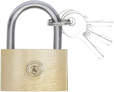 Zdjęcie produktu dla BGS technic Brass Padlock, 84 mm
