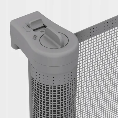 Image de Barrière de sécurité Tulano Guardian 1.8 Barrière de sécurité pour enfants Barrière pour animaux domestiques | Largeur réglable de 5 à 180 cm | Gris