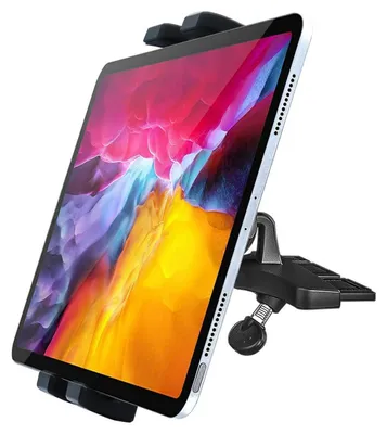 Produktbild von CD Schlitz Auto Tablet Halterung 4-11 Zoll mit 360° Drehung für iPad, Galaxy Tab, iPhone
