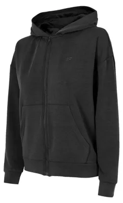 Produktbild von 4F - "H4Z22 BLD041" Hoodie mit durchgehendem Reißverschluss für Damen PP1602 (L) (Schwarz)