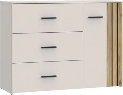 Produktbild von Kommode – 3 Schubladen – Kaschmirfarben – B 120 x T 41 x H 90 cm – WAIKATO