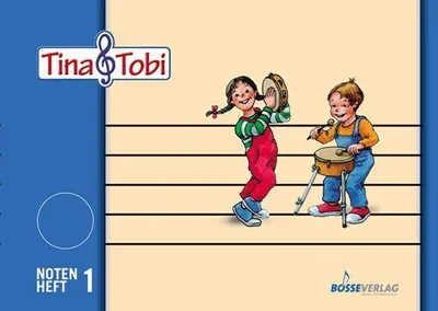 Produktbild von Tina und Tobi. Notenschreibheft 1. Halbjahr. Zur Musikfibel