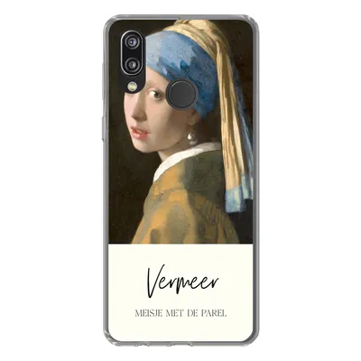 Produktbild von MuchoWow® Handyhülle Schutzhülle Hülle für Huawei P20 Lite (2020) Das Mädchen mit dem Perlenohrring - Vermeer Silikon Softcase Handy Hülle - Kartenhalter