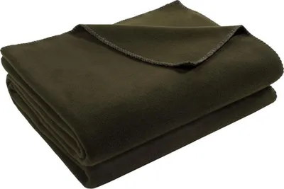 Produktbild von Zoeppritz Plaid Soft-Fleece Farbe bottle green Größe 110x160