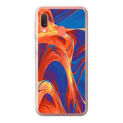 Produktbild von MuchoWow® Handyhülle Schutzhülle Hülle für Samsung Galaxy A20e Kunst - Wellen - Farbe - Psychedelisch Silikon Softcase Handy Hülle - Abdeckung