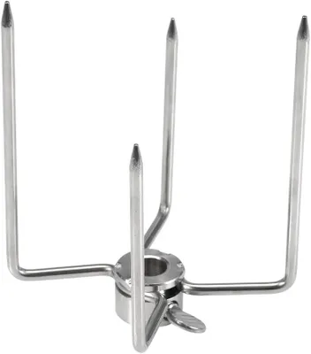 Productafbeelding van Omgoods- Grill Vork 2 Stuks - Roestvrij Staal - Multifunctioneel - Barbecue Tool - Outdoor BBQ - Eenvoudig in Gebruik - Barbecuevork