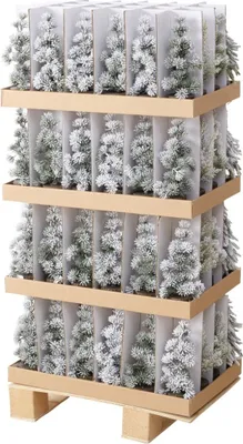 Produktbild von Boltze Gruppe Tanne beleuchtet grün sortiert 28cm (1 Stück)