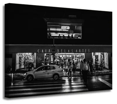 Produktbild von Leinwanddruck Architektur Taxistraße 40x30 cm