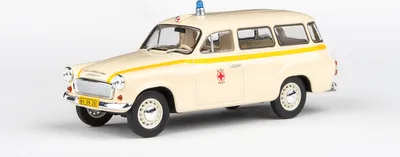 Zdjęcie produktu dla Škoda 1202 (1964) Ambulans - MÚNZ Brno ABREX 1:43