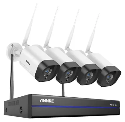 Immagine prodotto di N48WHR+54CN - Sistema di telecamere di sicurezza - 5MP - Per esterni - Telecamera di sorveglianza - Telecamera di sicurezza
