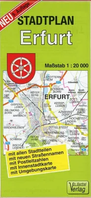 Produktbild von Stadtplan Erfurt