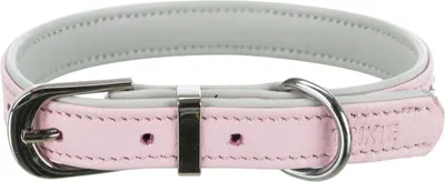 Produktbild von TRIXIE Active Comfort Halsband mit Strass, Leder, XXS–XS: 17–21 cm / 12 mm, rosa