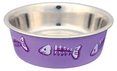 Produktbild von TRIXIE 25270, Katze, Kunststoff, Edelstahl, Blau, Edelstahl, Abbildung, 0,25 l, 12 cm