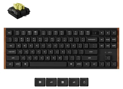 Immagine prodotto di Tastiera meccanica wireless Keychron K1 Ultra, switch POM, design "Banana", modello K1U-H4, layout QWERTY (US)