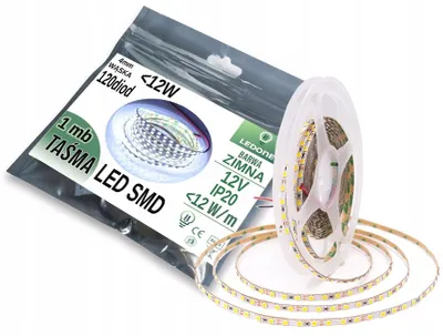 Produktbild von LED-ONE Premium LED-Band 4mm Kaltweiß 120 LEDs/m