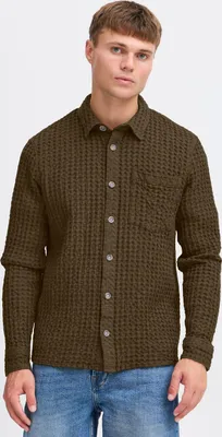 Produktbild von !Solid SDNelix Herren Hemd Freizeithemd Overshirt mit Brusttasche Knopfleiste 1-Knopf-Manschette 100% Baumwolle Regular fit