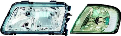 Obrázok produktu pre Johns, Halogénové svetlomety vhodné pre Audi A3 8L 09/96-08/00 H7 H1 ?avé vrátane. Svetelný indikátor