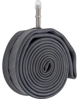 Image de Chambre à air Schrader Air Plus pour vélo Schwalbe, argentée, 27,5 pouces, compatible avec les pneus de 1,50 à 2,40 pouces