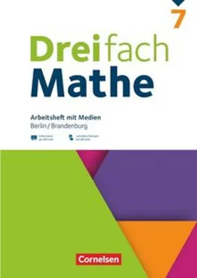 Produktbild von Dreifach Mathe - Berlin und Brandenburg - 7. Schuljahr