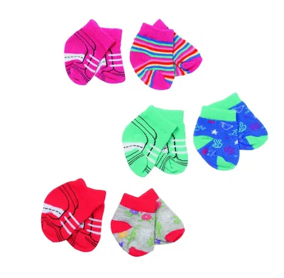 Produktbild von BABY born Trend Socks 2x, 3 ass., Puppensocken, 3 Jahr(e)