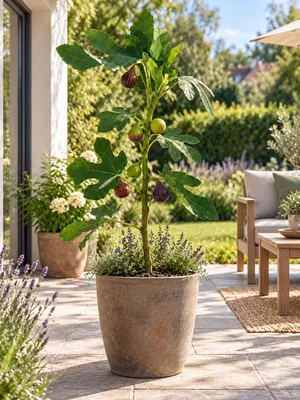 Immagine prodotto di Feigenbaum 'Brown Turkey', circa 30 cm – Ficus carica, fico vero, ideale per giardino, terrazzo e balcone