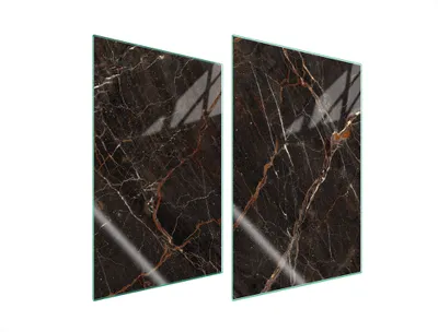 Produktbild von Glasschutzplatte Für Küche 2X35X52 Marmor