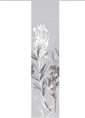Produktbild von Vision S  Schiebevorhang Digitaldruck Bambus-Optik Semora 260 x 60 cm Grau
