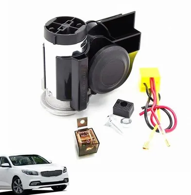 Immagine prodotto di Clacson cromato elettrico da 135 dB per veicoli a 12V
