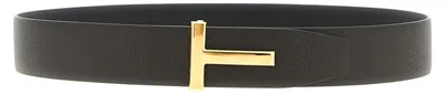 Immagine prodotto di Cintura Tom Ford in pelle di vitello, disponibile in diverse varianti di colore