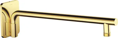 Obrázek produktu pro Nástěnné sprchové rameno, pohyblivé - 400 mm zlaté