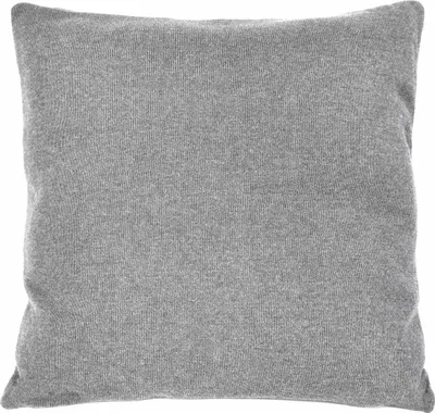 Produktbild von nielsen HOME Kissen Cato gestrickt, 50x50 cm, Hellgrau, 100% Baumwolle, Strick, ® Standard 100, inkl. Füllkissen