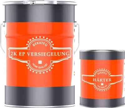 Produktbild von 2K Epoxidharz Versiegelung Bodenversiegelung Betonversiegelung Estrichversiegelung Farblos/Transparent für Garage, Keller, Werkstatt & Industrieboden 10,5KG BK-400EP