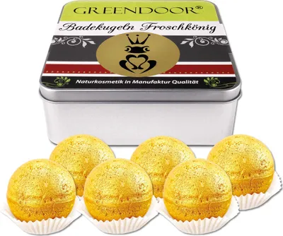 Produktbild von GREENDOOR Badekugeln Froschkönig