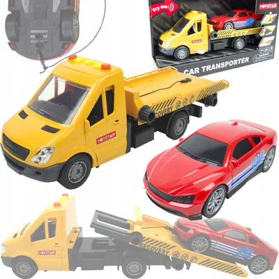 Image de Dépannage jaune - Dépanneuse - Rampe télescopique - Lumières et sons de voiture