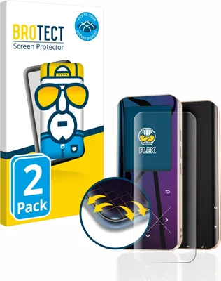 Produktbild von 2x BROTECT Fullscreen Schutzfolie für AGPtek A09X Displayschutz Folie Fullcover Klar Transparent