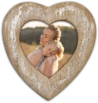Image de ZEP cadre en bois amour 10x10 cm coeur cadre photo RE8244