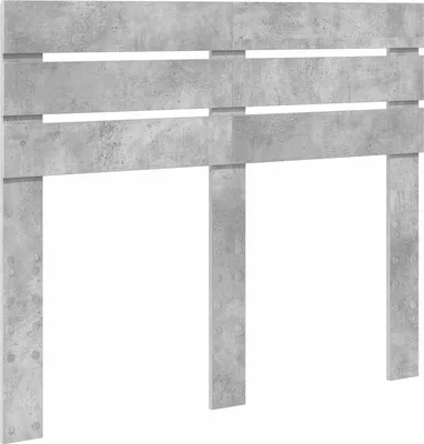 Image de vidaXL Tête de lit en béton gris et aggloméré
