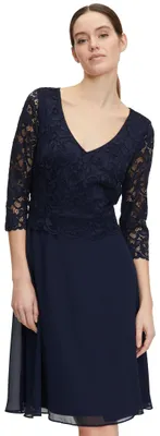 Produktbild von Vera Mont Cocktailkleid mit Spitze, Blau, 46